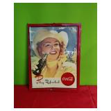 Coca Cola Metal (Porcelain) Sign 17.5"x 13.25"