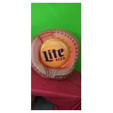 LITE Beer Baseball  Glove Lighted Sign.. 31x31"