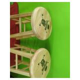 2 New Smirnoff Ice Heavy Wood Barstools 30"