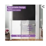 Retractable Baby Gate, Momcozy Mesh Safety Gate