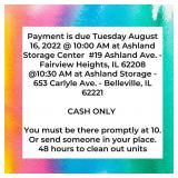 Location & pickup info