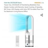 BrandNew Tower Fan, ZICOOLER 22"Oscillating