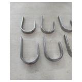 10 Heavy Duty Garage or Landscaper 5" Hooks