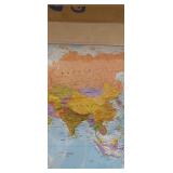 WORLD MAP 78x45"