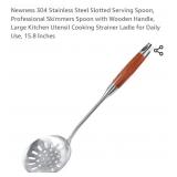 New- Newness 304 Stainless Steel Slotted Serving