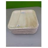 Approx 25 New bamboo plates....10"
