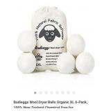 BrandNew- Budieggs Wool Dryer Balls Organic XL