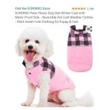SCIROKKO Polar Fleece Dog Vest Winter Coat with