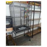 Brand New Bird Cage on Stand  Wrought Iron