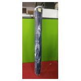 Navy blue patio umbrellaMissing top cap and