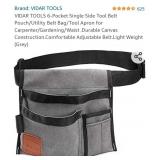 BrandNew- VIDAR TOOLS 6-Pocket Single Side Tool