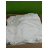 White oversized king down comforter...appears new