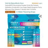 New- HydroMATE Electrolytes Powder Drink Mix