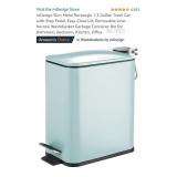 New- mDesign Slim Metal Rectangle 1.3 Gallon