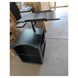 New Black Side table with Liftup,Spin Around Top