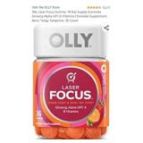 New- Olly Laser Focus Gummy 18 Day Supply Gummies
