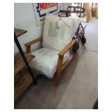 Brand New Wood Frame Chair. Sits Low for A