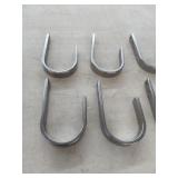 10 Heavy Duty Garage or Landscaper 5 " Hooks