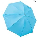 Rio Brands Beach Clamp-On Umbrella - Blue