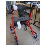 Brand New Folding Rollator  Walker With Seat,&