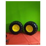 2 New Rear  Replacement Tires & Wheels for kids