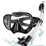 Bairuifu Snorkel Mask, 100% Food-Grade Silicone