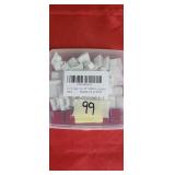 White cable clips- 40 pieces