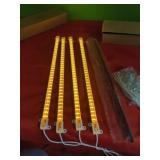 4 New 17" LED Grow Lights Has Remote to Turn them