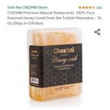 CHESHNI Premium Natural Honeycomb, 100% Pure