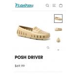 floafers - posh driver - warm sand / coconut size