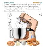 CHeflee Stand Mixer Cake Mixer, 8 Quart, 660W