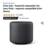 Echo Sub - Powerful subwoofer for your Echo -