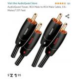 AudioQuest Tower, RCA Male to RCA Male Cable,