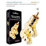 AudioQuest adapter - RCA male to two RCA female -
