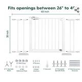 Babelio Baby Gate for Doorways and Stairs, 26-40