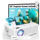 DR.J Professional 5G WiFi 300" DISPLAY Projector