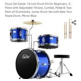 Drum Set Eastar 14 inch Drum Kit for Beginners,