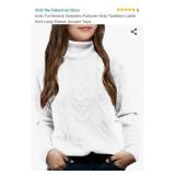Girls Turtleneck Sweaters Pullover Kids Toddlers