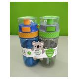 Pair of new ello leak proof super clean sipping