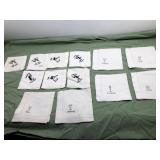 13 cocktail napkins  - Penguins