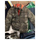 Camo boys jacket size XL 14/16