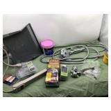 Misc. lot- sparkling, finishing wax, shower head,