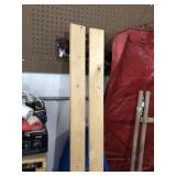 2 1x4x6 feet wooden slats