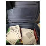 Tote full of daycare/school worksheets