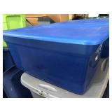 Sterilite Blue 50qt. Tote with lid