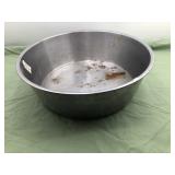 Large metal bowl 14" across top