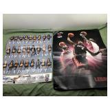 Rams cheerleaders & Lebrun James posters