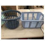 2 laundry baskets