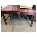 Single drawer desk - 48" wide, 28" deep