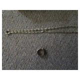 Sterling Silver Ring / Jewelry Box